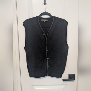 Classic Black Knit Sweater vest